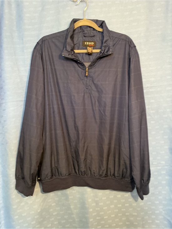 Izod Other - Izod Men's Navy Half-Zip Windbreaker Pullover